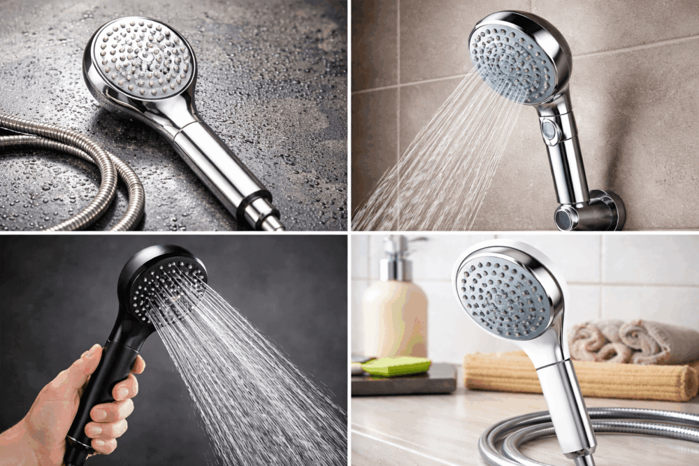 Hand Shower (100 mm) – High-Pressure & Long-Life Unit for Modern Bathrooms | Stainless Steel Body & Anti-Clog Nozzles